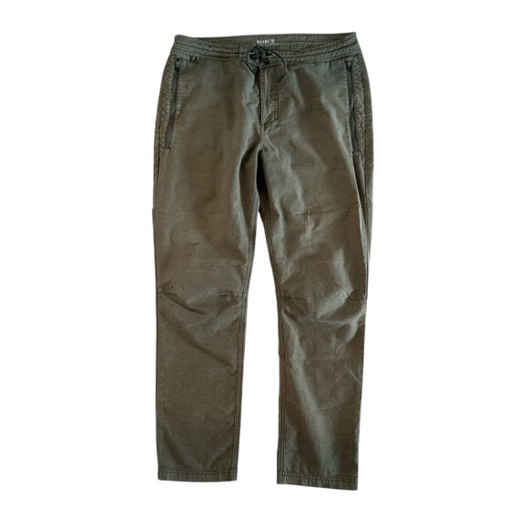 ROARK Layover 2.0 Pants In Military Green Drawstring - Size 35 Stretch Mens - Picture 1 of 16
